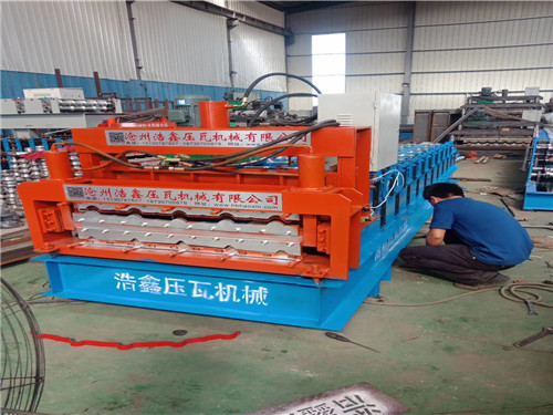 浩鑫壓瓦機(jī)供應(yīng)雙層壓瓦機(jī)